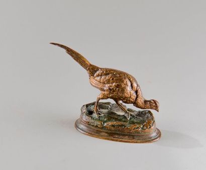 Jules MOIGNIEZ (1835-1894). Faisan. Sujet...