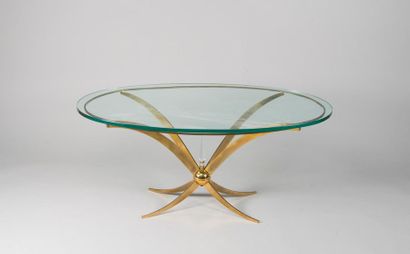 TRAVAIL ITALIEN DES ANNEES 1950. Table basse,...