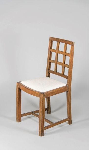 TRAVAIL FRANCAIS.
Suite de quatre chaises...