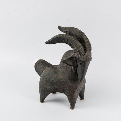 Dominique POUCHAIN (né en 1956). Bouc en...