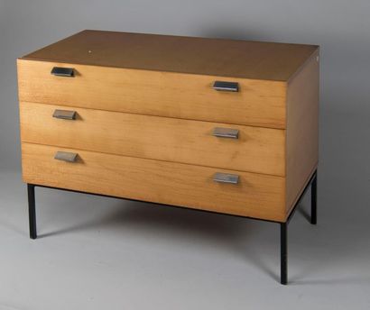 André MONPOIX (1925-1976) pour Meuble TV....