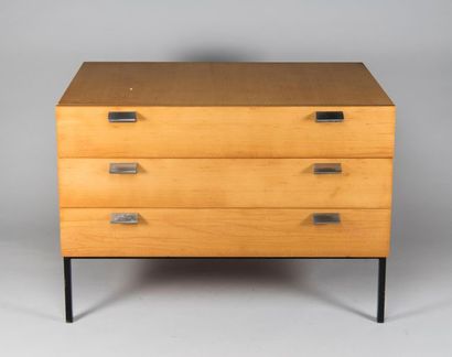 André MONPOIX (1925-1976) pour Meuble TV....