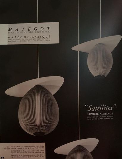Mathieu MATÉGOT (1910-2001) pour la société...