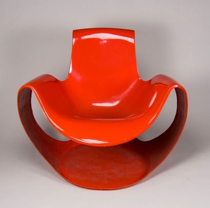 Danielle QUARANTE (1938). Fauteuil de jardin,...