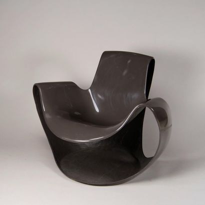 Danielle QUARANTE (1938). Fauteuil de jardin,...