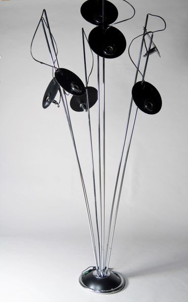 TRAVAIL ITALIEN DES ANNEES 1970. 
Lampadaire...