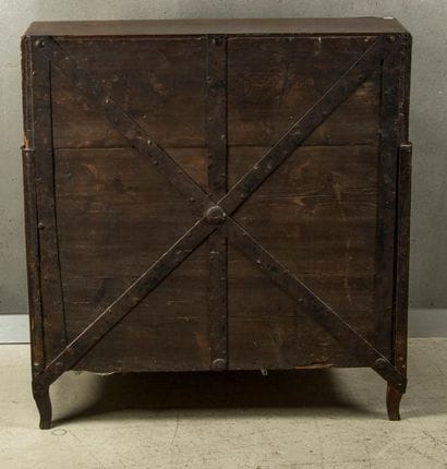 Commode-scriban en bois naturel et plateau...