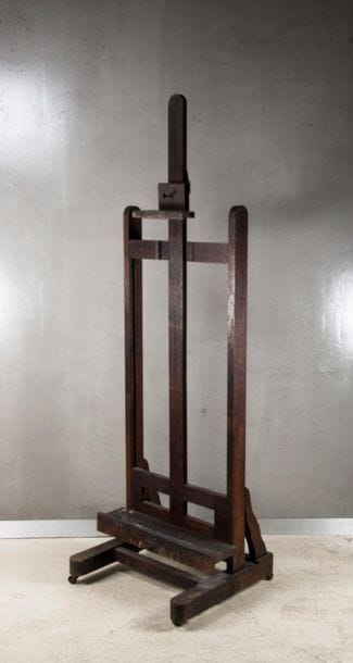 Chevalet en chêne, réglage à crémaillère....