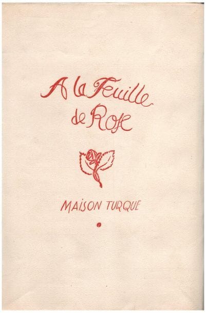 MAUPASSANT (Guy de, 1850-1893). – A la feuille...