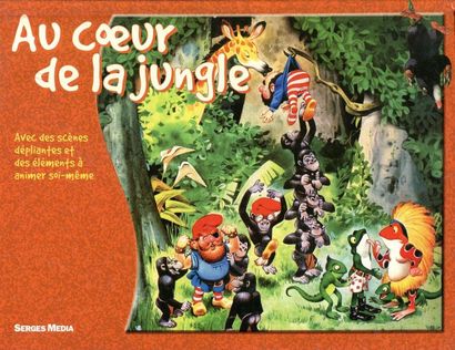 Voyage en Montgolfière. Avec des scènes dépliantes...