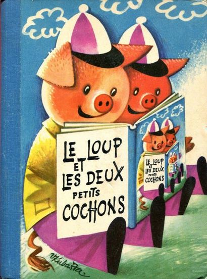 Le loup et les 2 petits cochons. Ill. Vojtech...
