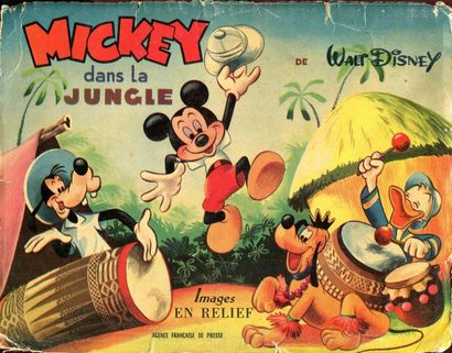 Mickey dans la Jungle de Walt Disney. Images...