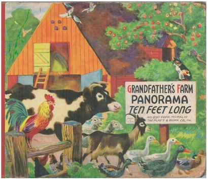 Grandfather's farm. Panorama ten feet long....