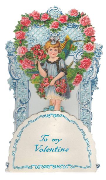“ To my Valentine”. Chromo (20,5 × 12 cm)...