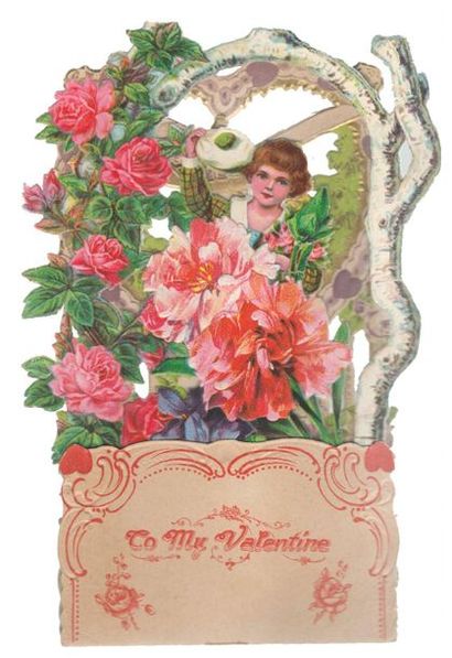 “ To my Valentine”. Chromo (18,5 × 12,5 cm)...