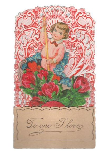 “ To one I love”. Chromo (14,3 × 8,3 cm)...