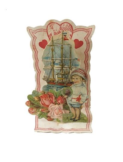 “ To my Valentine”. Chromo (16,5 × 10 cm)...