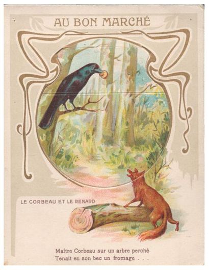 Au Bon Marché, Paris. Images en chromolithographie...