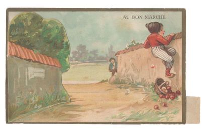 Au Bon Marché, Paris. Images en chromolithographie...