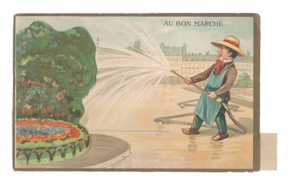 Au Bon Marché, Paris. Images en chromolithographie...