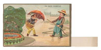 Au Bon Marché, Paris. Images en chromolithographie...