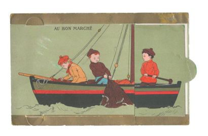 Au Bon Marché, Paris. Images en chromolithographie...