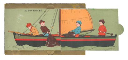 Au Bon Marché, Paris. Images en chromolithographie...
