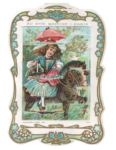 Au Bon Marché, Paris. Léopold Verger et Cie....
