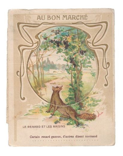 Au Bon Marché, Paris. Images en chromolithographie...