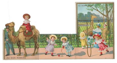 Au Bon Marché, Paris. Images en chromolithographie...