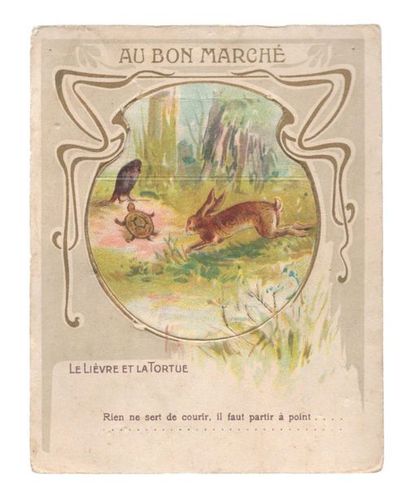 Au Bon Marché, Paris. Images en chromolithographie...