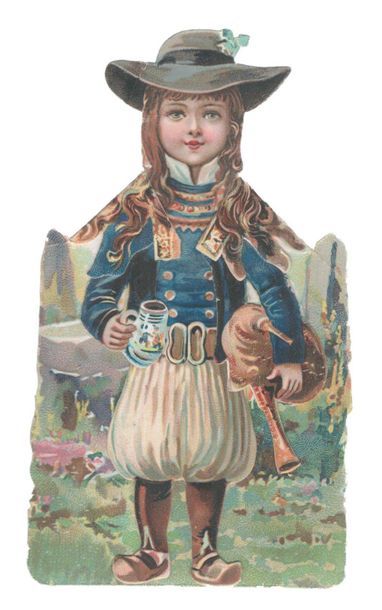 Au Bon Marché, Paris. Images en chromolithographie....