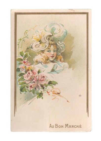 Au Bon Marché, Paris [ca 1900]. Images en...
