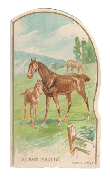 Au Bon Marché, Paris. Images en chromolithographie...