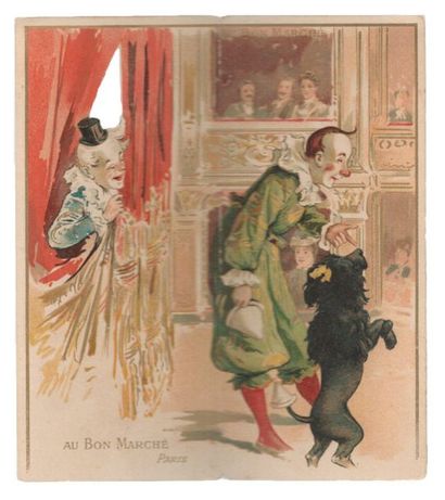 Au Bon Marché, Paris. Images en chromolithographie...
