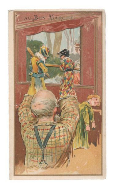 Au Bon Marché, Paris. Images en chromolithographie...