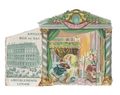 Au Bon Marché, Paris. Images en chromolithographie,...