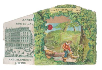 Au Bon Marché, Paris. Images en chromolithographie,...