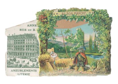 Au Bon Marché, Paris. Images en chromolithographie,...