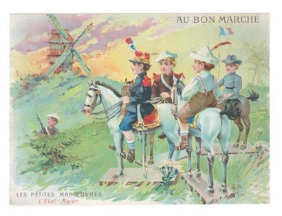 Au Bon Marché, Paris. Images en chromolithographie,...
