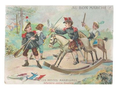 Au Bon Marché, Paris. Images en chromolithographie,...