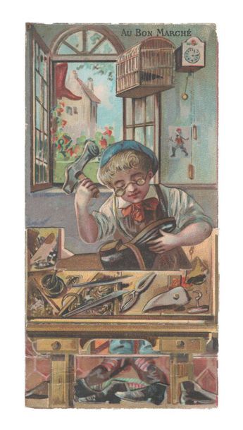 Au Bon Marché, Paris. Images en chromolithographie,...