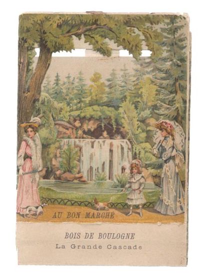 Au Bon Marché, Paris. Images en chromolithographie,...