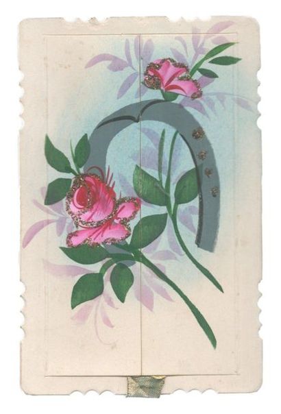 « Bonne Année ». Carte postale [ca 1930]....