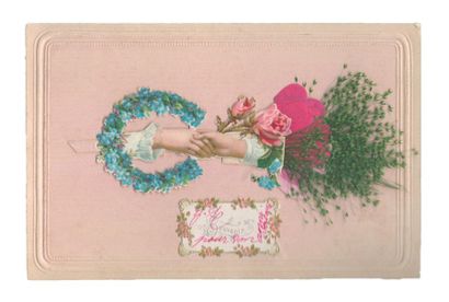 « Bonne Année ». Carte postale [ca 1930]....