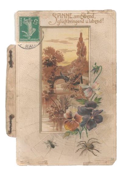 « Bonne Année ». Carte lettre (Chromolithographie)....