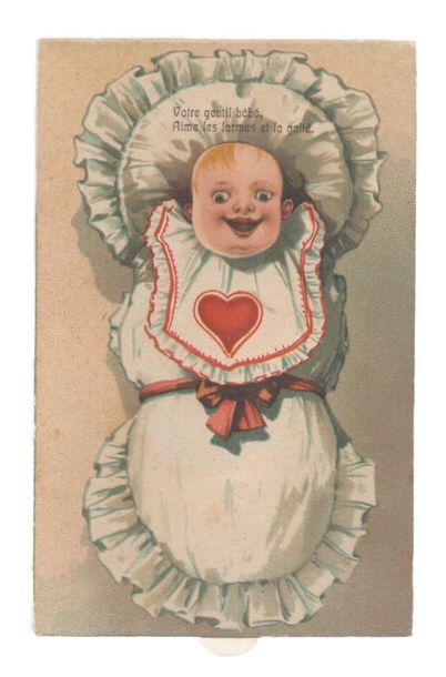 Carte postale (Chromolithographie gaufrée)....