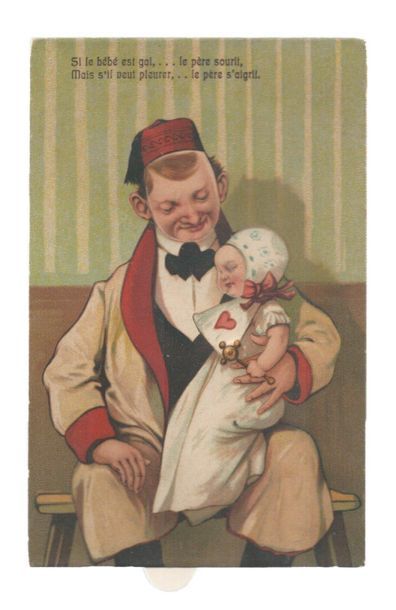 Carte postale (Chromolithographie gaufrée)....
