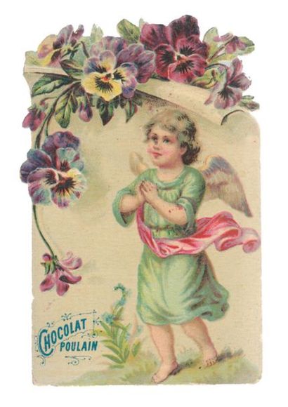 « Gloria In Excelsis Deo ! ». Image en chromolithographie...