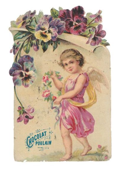 « Gloria In Excelsis Deo ! ». Image en chromolithographie...